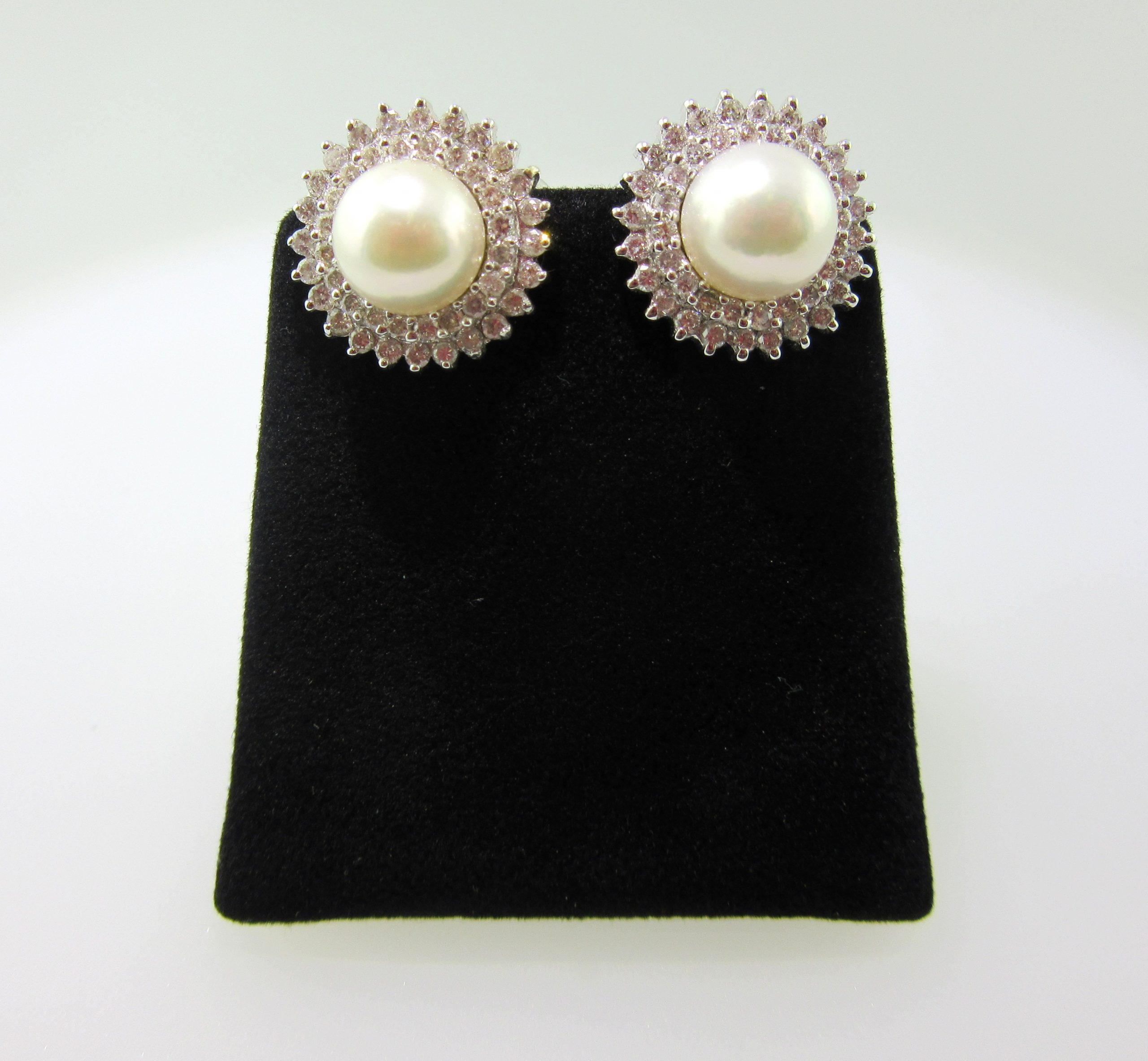 Japanese Akoya Pearl Celeste Earrings  Pure Pearls