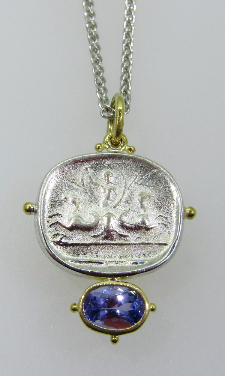 Antiqued Pendant