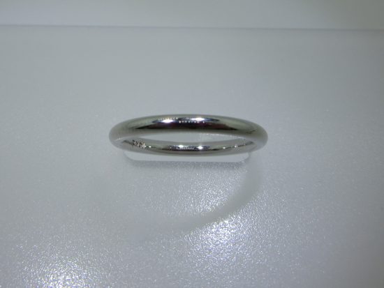White Gold Band 