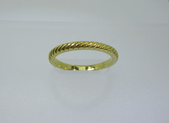 Braided Gold Band