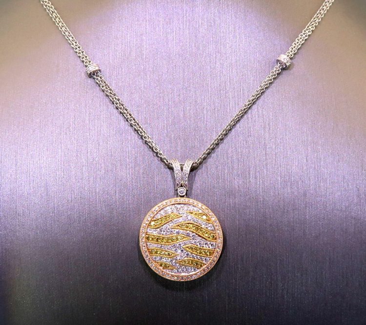 Pave Diamond Locket Pendant